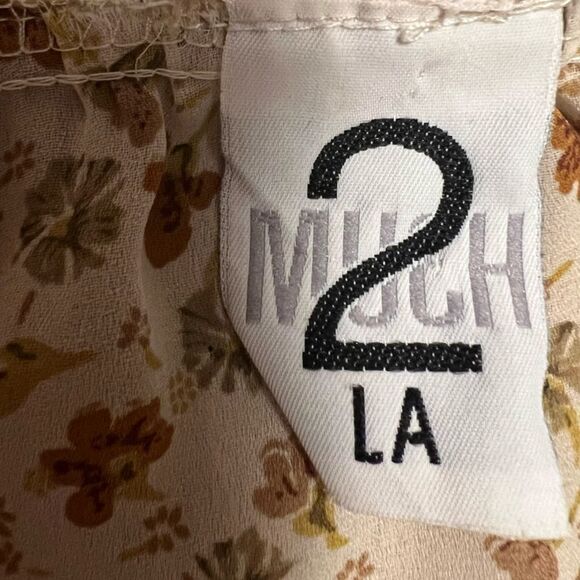 Ditsy Floral Flowy Bohemian Square Neck Tank Top - Picture 10 of 10